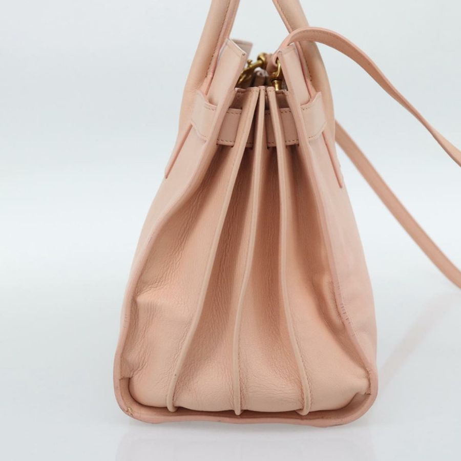 【日本直送】SAINT LAURENT Sac De Jules 手提包 皮革 2way 粉金配色 正品 ka4847V-2