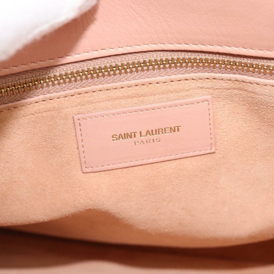 【日本直送】SAINT LAURENT Sac De Jules 手提包 皮革 2way 粉金配色 正品 ka4847V-17