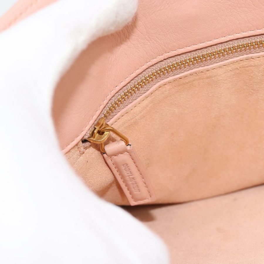 【日本直送】SAINT LAURENT Sac De Jules 手提包 皮革 2way 粉金配色 正品 ka4847V-20