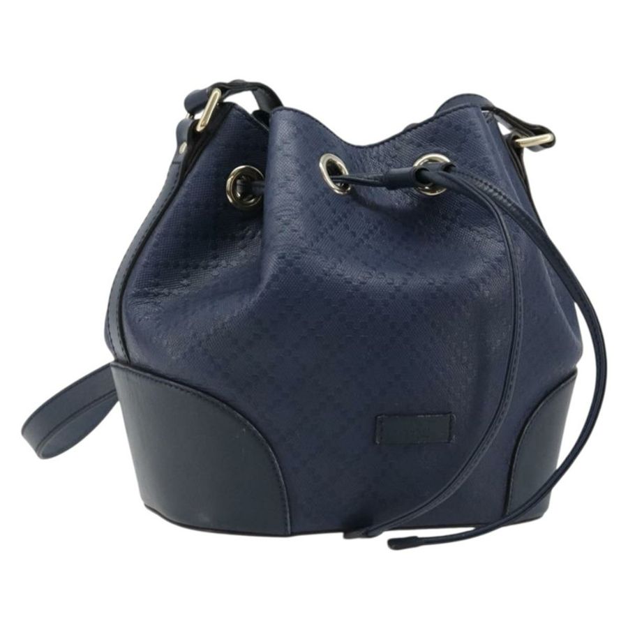 【日本直送】GUCCI Diamante 單肩包 皮革 海軍藍 金色 354229 正品 ka4767-0