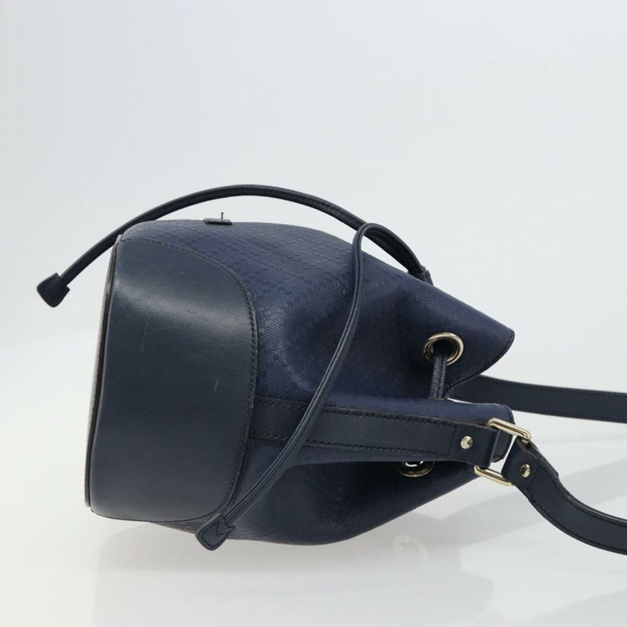 【日本直送】GUCCI Diamante 單肩包 皮革 海軍藍 金色 354229 正品 ka4767-2