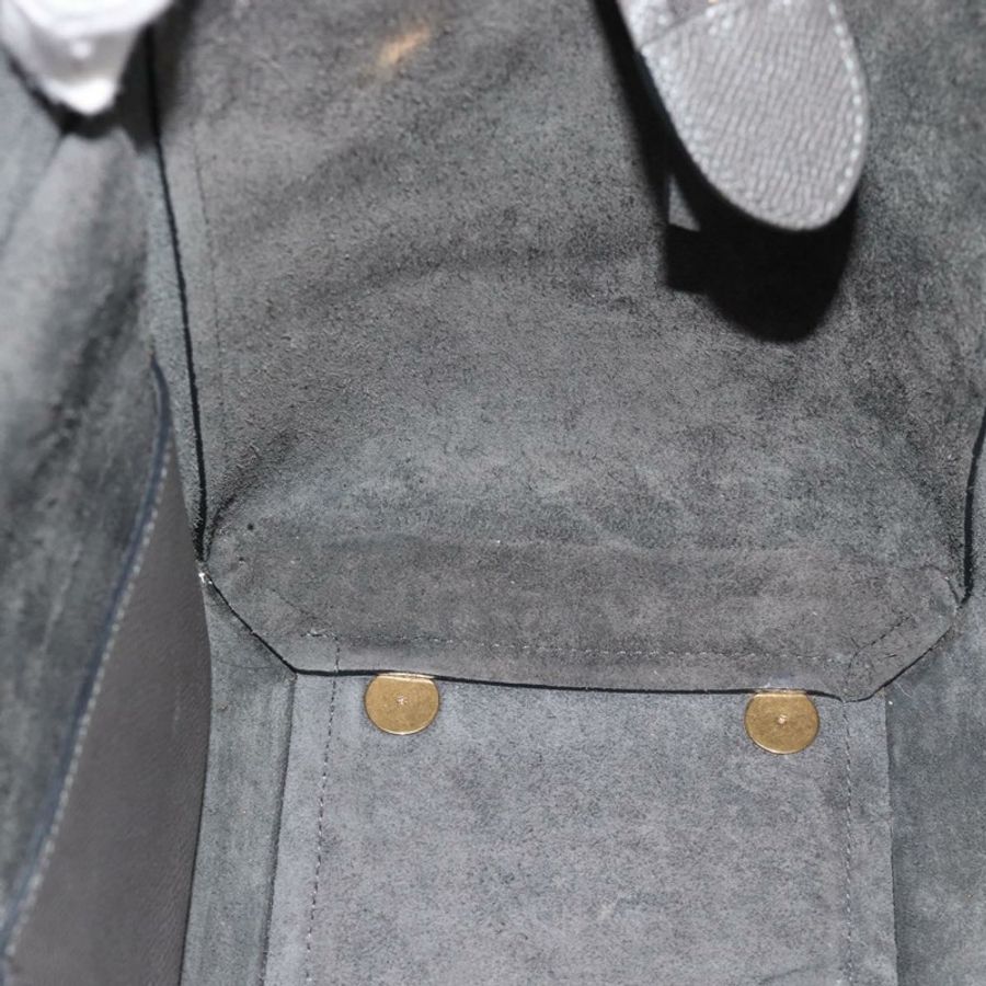 【日本直送】CELINE Micro Belt 手提包 皮革 2way 灰色金色 Auth ka4768V-22