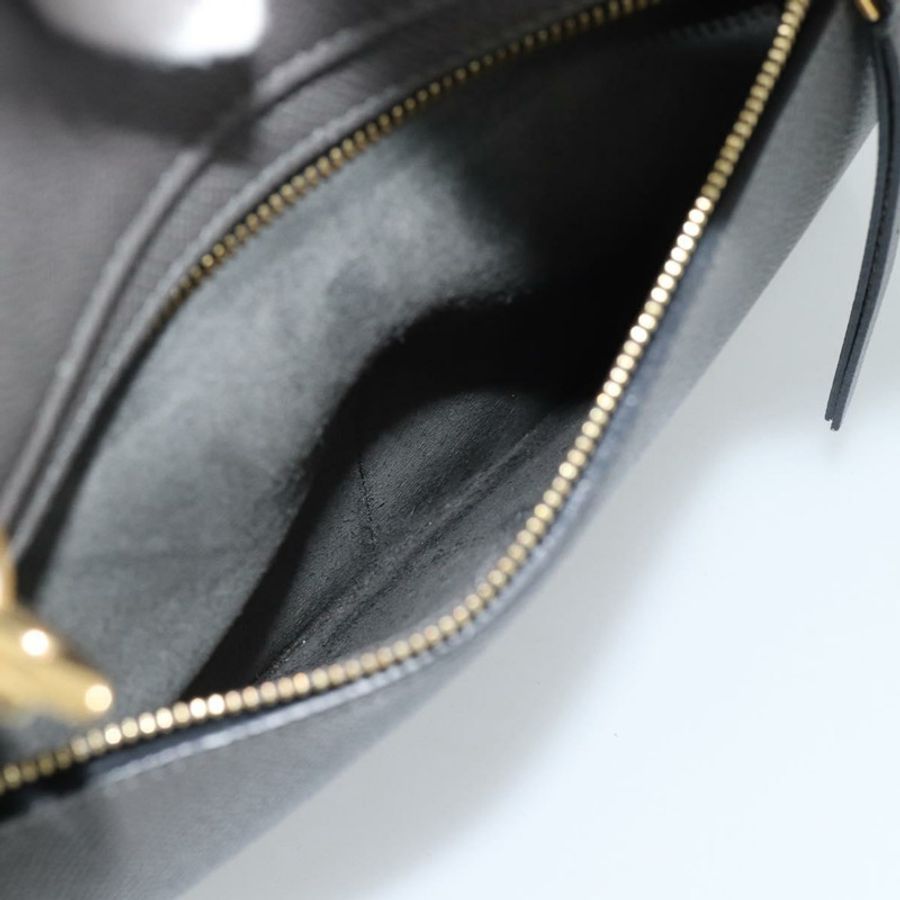 【日本直送】CELINE Micro Belt 手提包 皮革 2way 灰色金色 Auth ka4768V-24