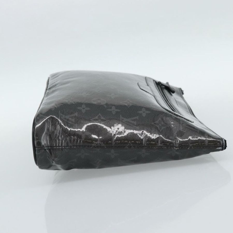 【日本直送】路易威登 Monogram Eclipse Glaze Pochette Cosmos 黑色 M63373 Auth ka4815-3