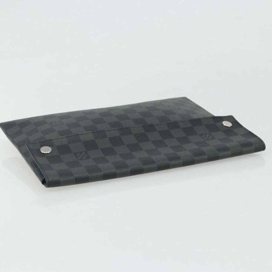 【日本直送】路易威登 Damier Graphite Alpha 三層手拿包 N60255 LV Auth mr2593A-4