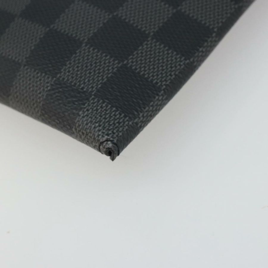 【日本直送】路易威登 Damier Graphite Alpha 三層手拿包 N60255 LV Auth mr2593A-6