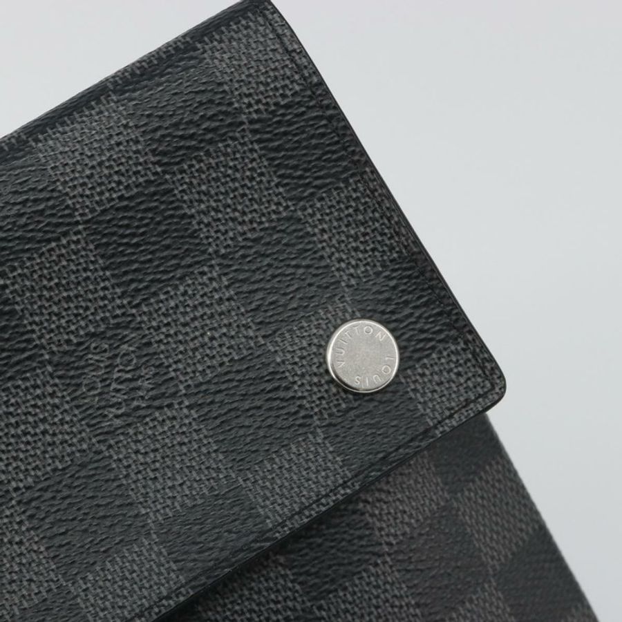 【日本直送】路易威登 Damier Graphite Alpha 三層手拿包 N60255 LV Auth mr2593A-7