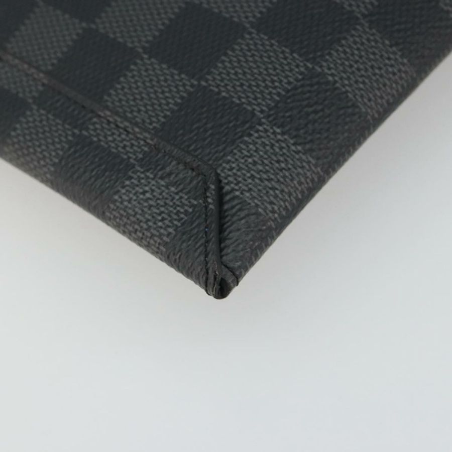 【日本直送】路易威登 Damier Graphite Alpha 三層手拿包 N60255 LV Auth mr2593A-15