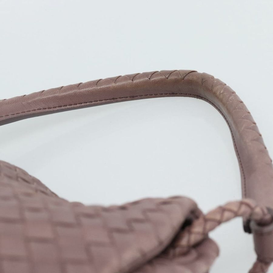 【日本直送】BOTTEGA VENETA INTRECCIATO 手提包 皮革 紫色 金色裝飾 正品 mr2587A-7
