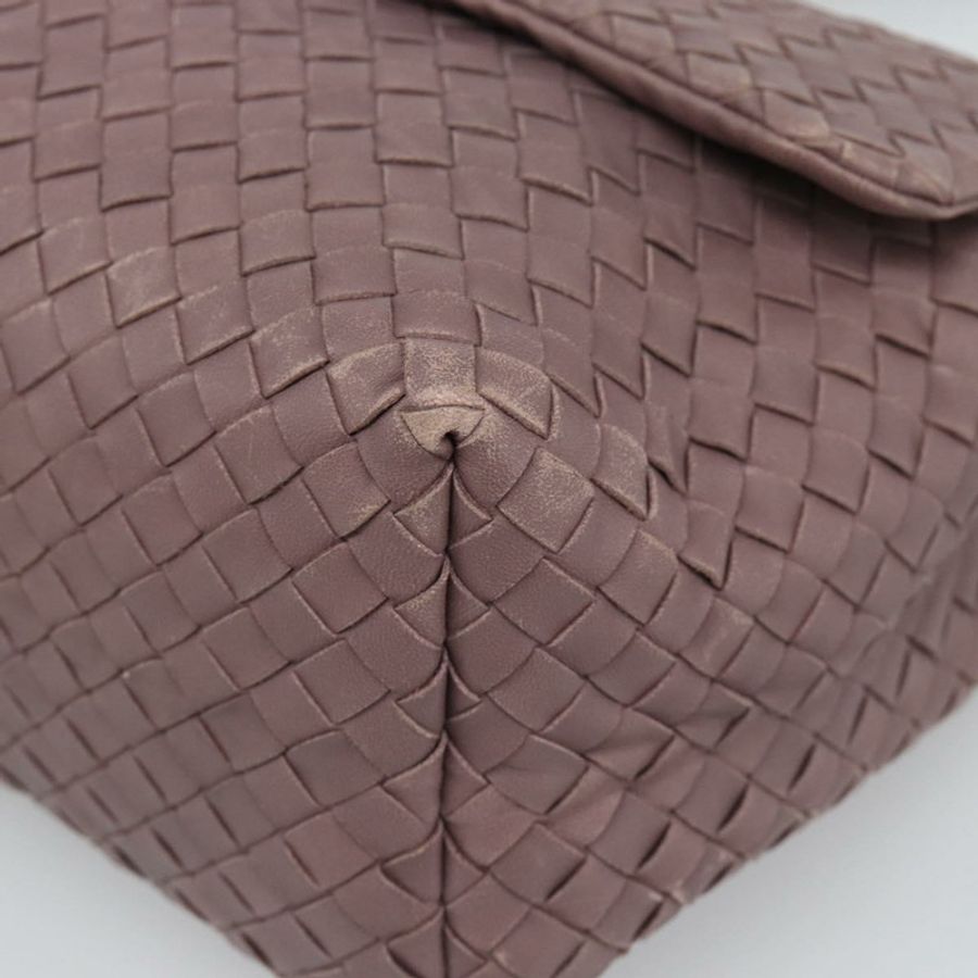 【日本直送】BOTTEGA VENETA INTRECCIATO 手提包 皮革 紫色 金色裝飾 正品 mr2587A-8