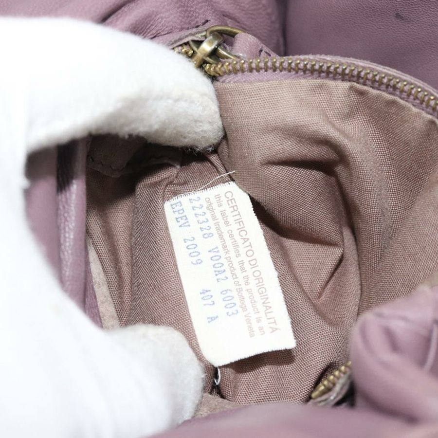 【日本直送】BOTTEGA VENETA INTRECCIATO 手提包 皮革 紫色 金色裝飾 正品 mr2587A-10