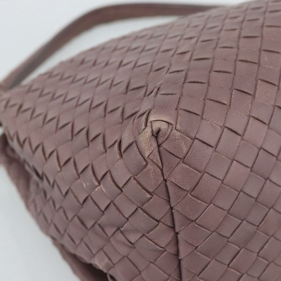 【日本直送】BOTTEGA VENETA INTRECCIATO 手提包 皮革 紫色 金色裝飾 正品 mr2587A-15