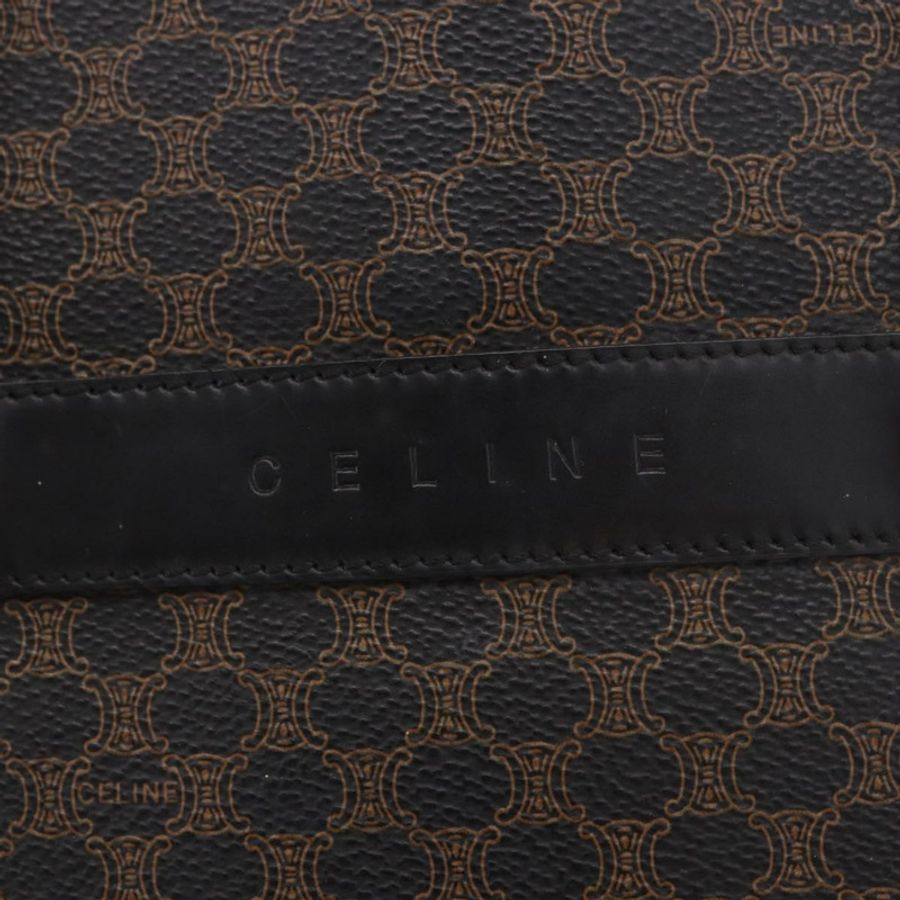 【日本直送】CELINE Macadam帆布托特包 PVC皮革 黑色金色 正品 ka4867A-16