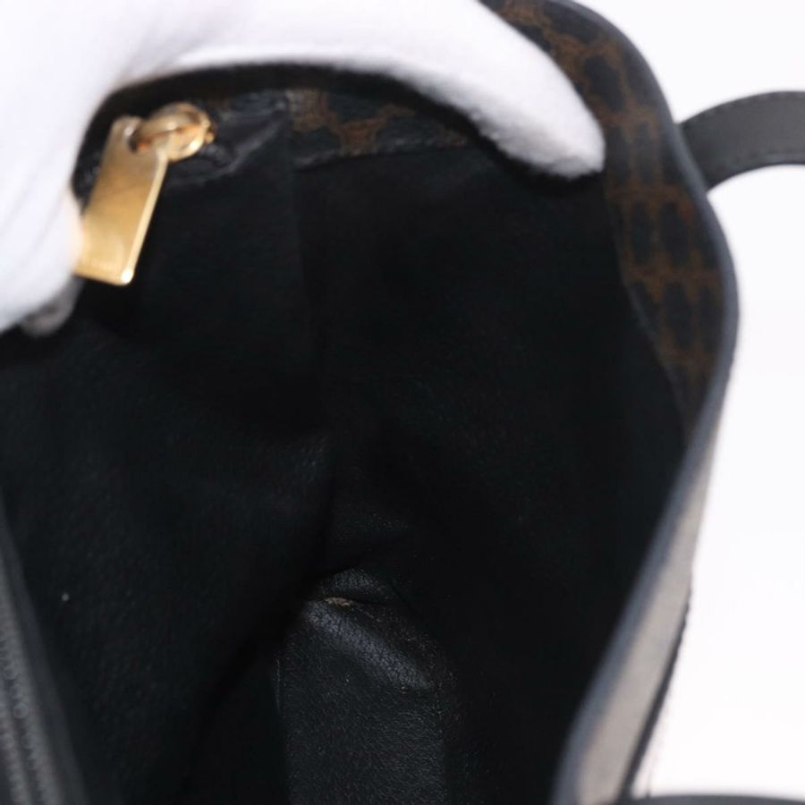 【日本直送】CELINE Macadam帆布托特包 PVC皮革 黑色金色 正品 ka4867A-18