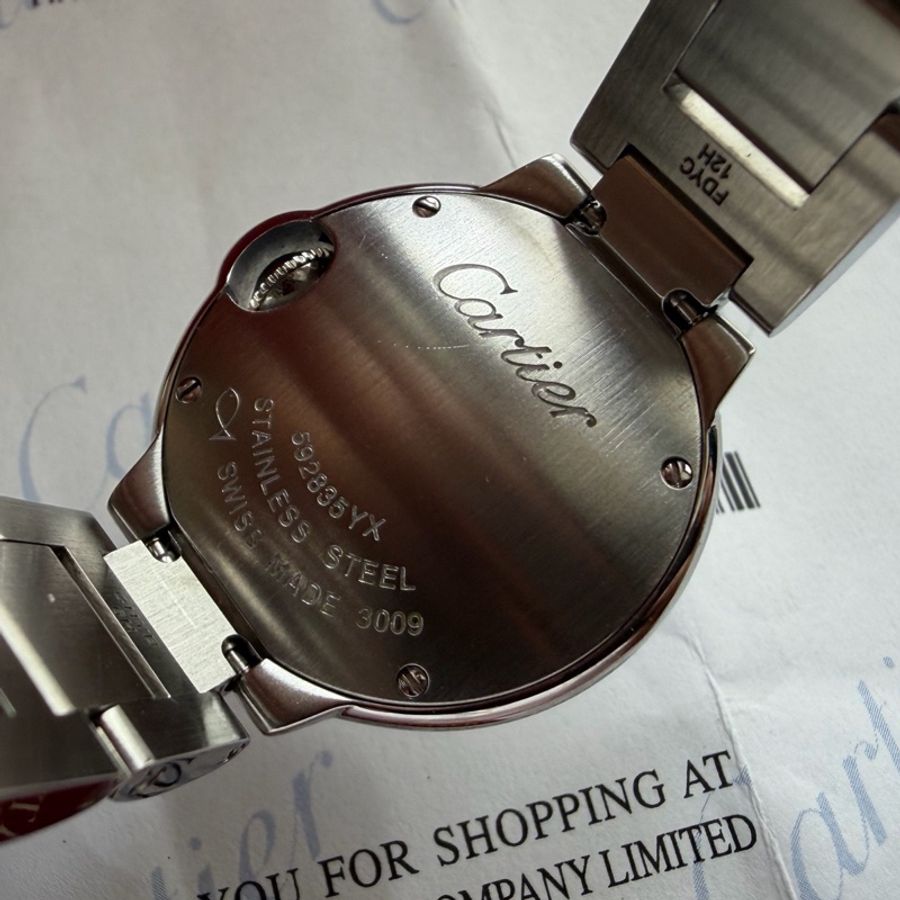 卡地亚/Cartier Ballon Bleu de Cartier卡地亞藍氣球腕表 W4BB0015 石英 精鋼 28mm原鑽-5