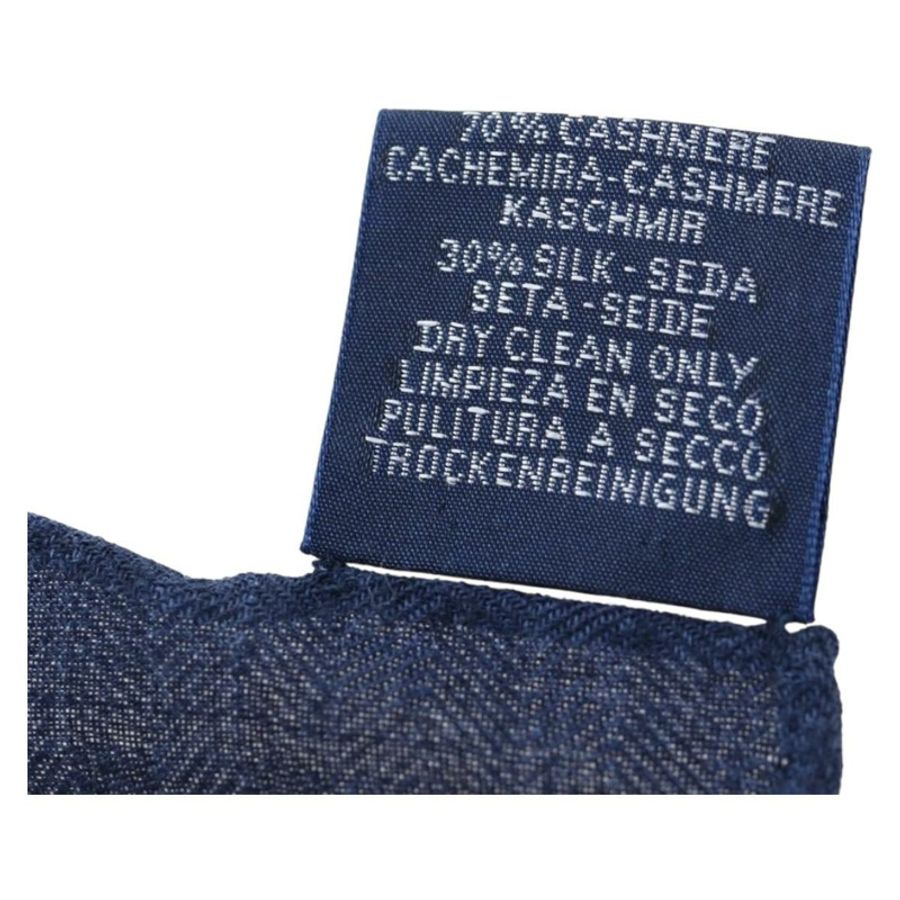 【日本直送】HERMES Carre 140 圍巾「Peuple Du Vent」羊絨海軍藍正品 hk3921M-12