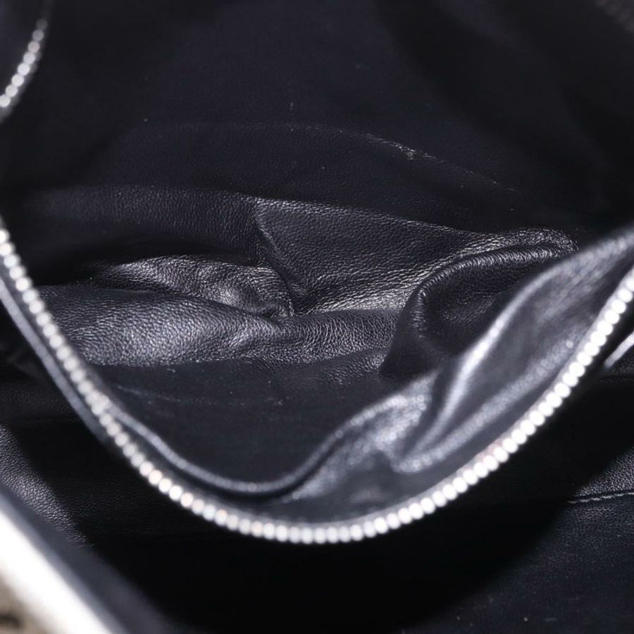 【日本直送】PRADA 白色銀色真皮手拿包 正品 BA13824V-21