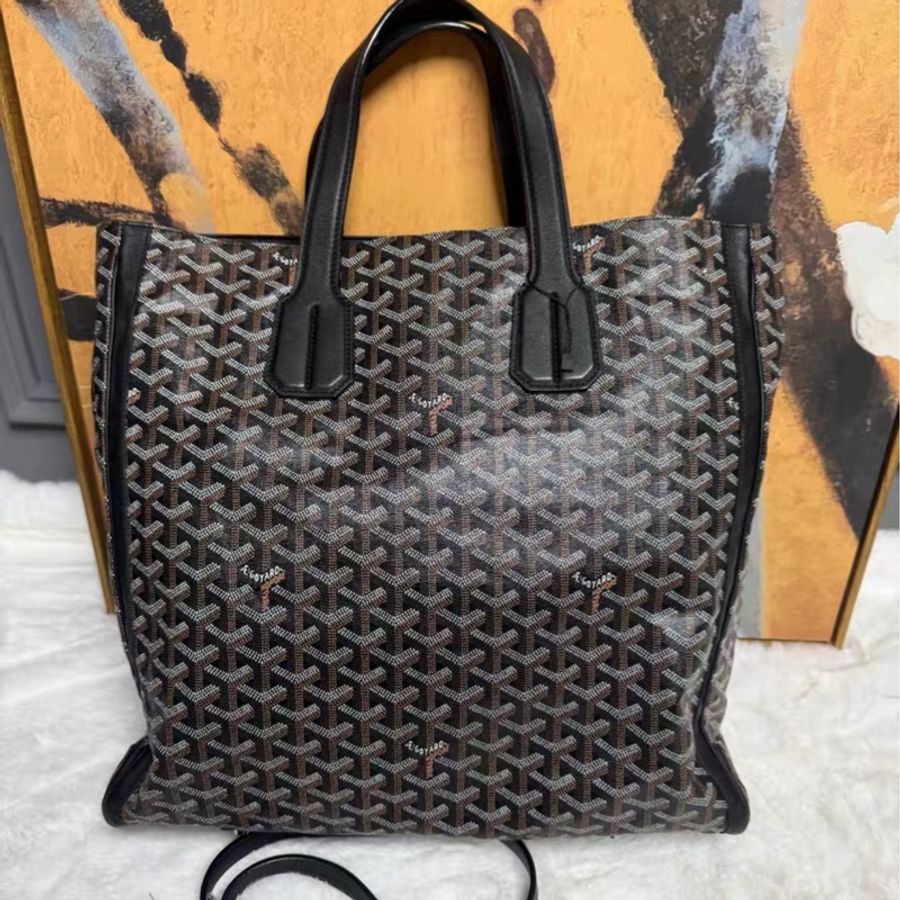 Goyard • 經典黑色老花托特包-2