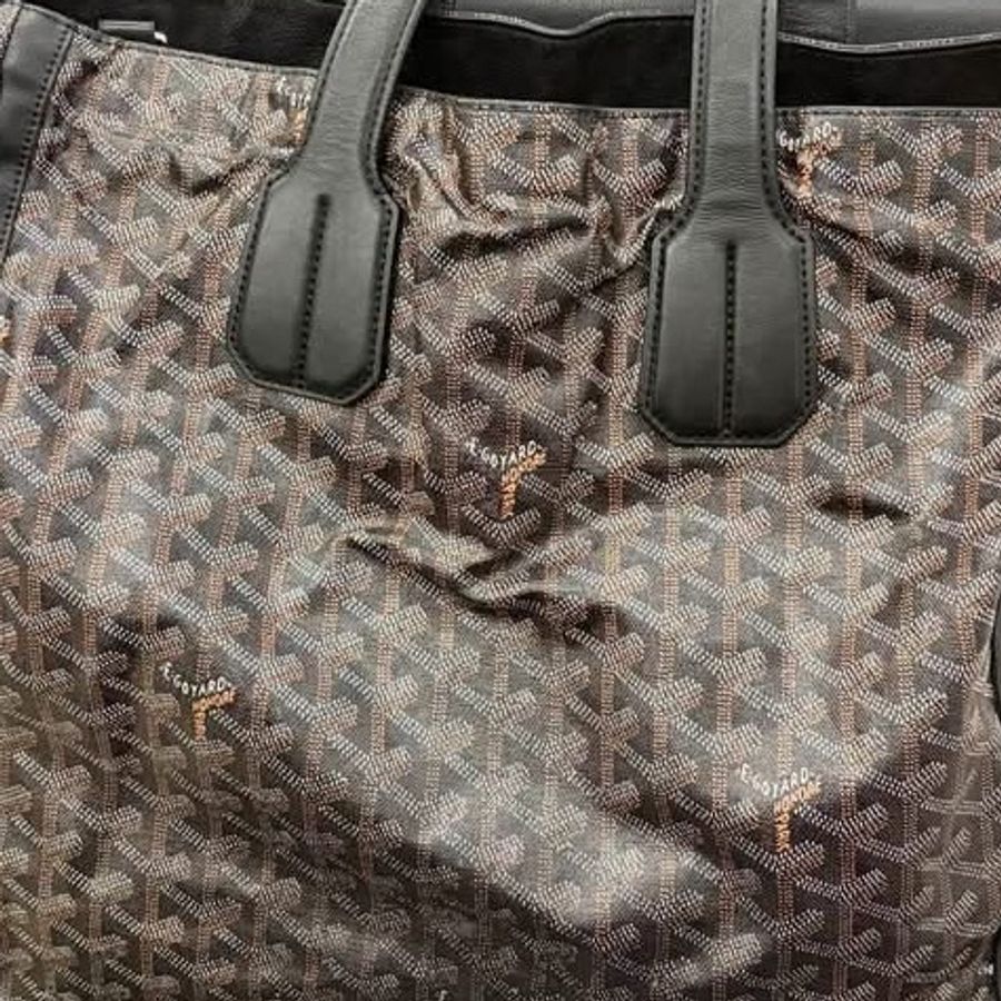 Goyard • 經典黑色老花托特包-3