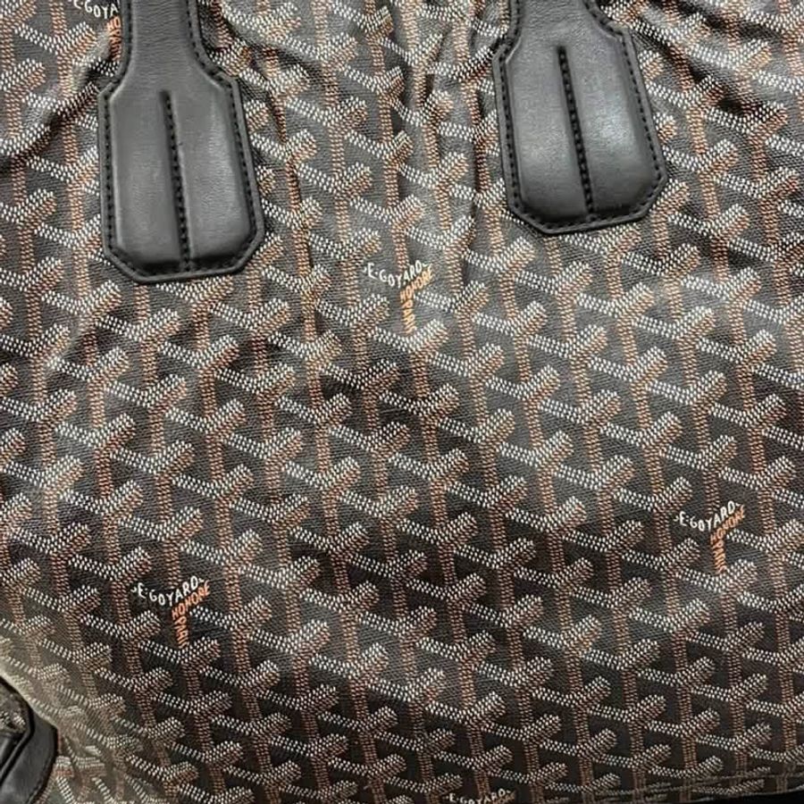 Goyard • 經典黑色老花托特包-4