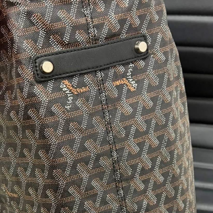 Goyard • 經典黑色老花托特包-5