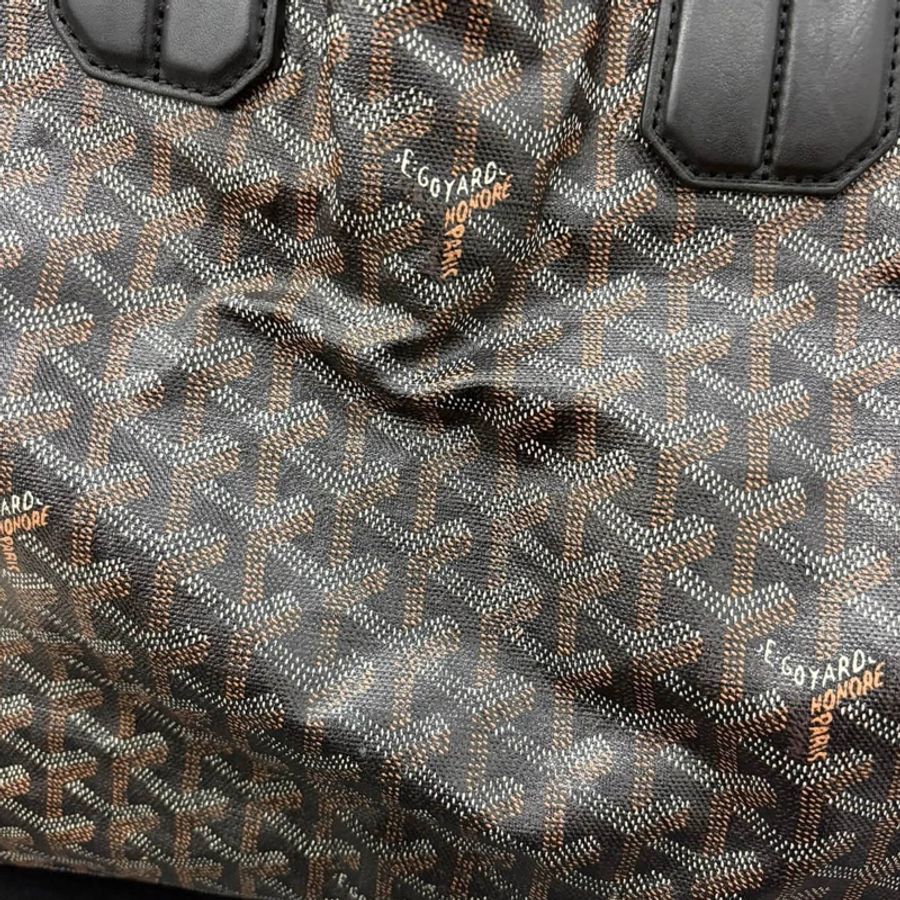 Goyard • 經典黑色老花托特包-8