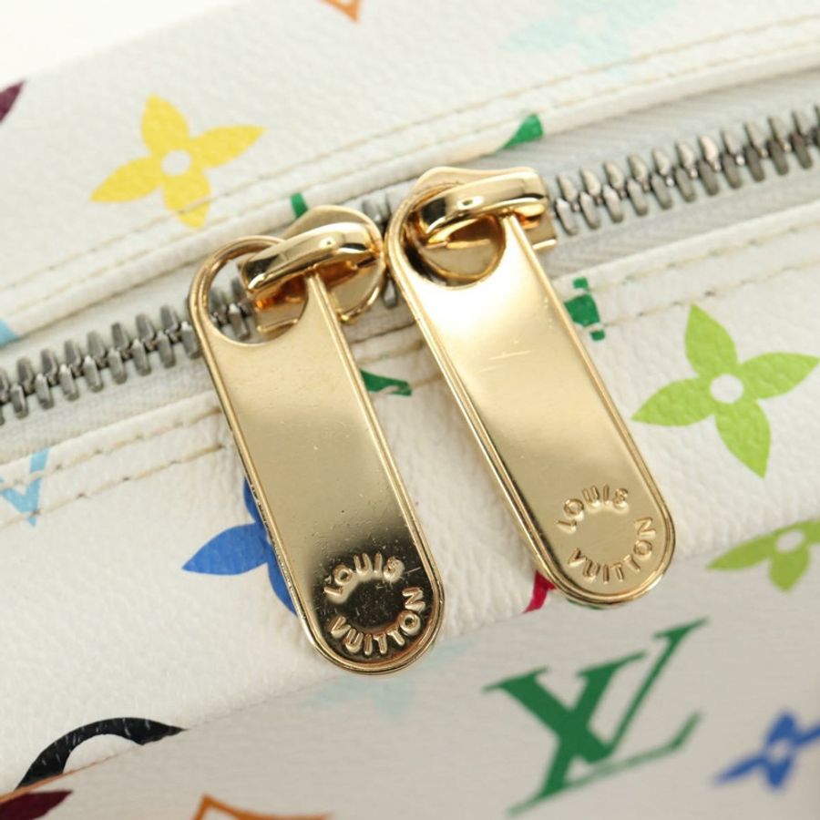 【日本直送】路易威登 Monogram Multicolor Trouville 手提包 白色 M92663 正品 BA13774V-18
