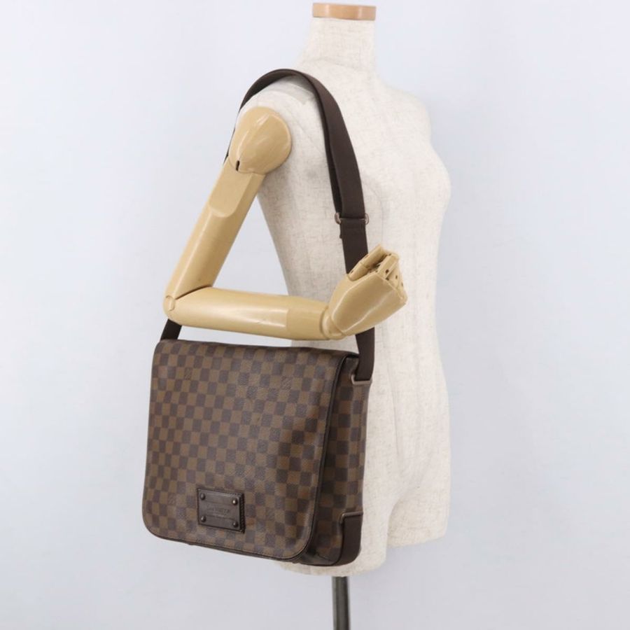 【日本直送】路易威登 Damier Ebene Brooklyn 中型單肩包 N51211 LV 正品 BA13757A-25