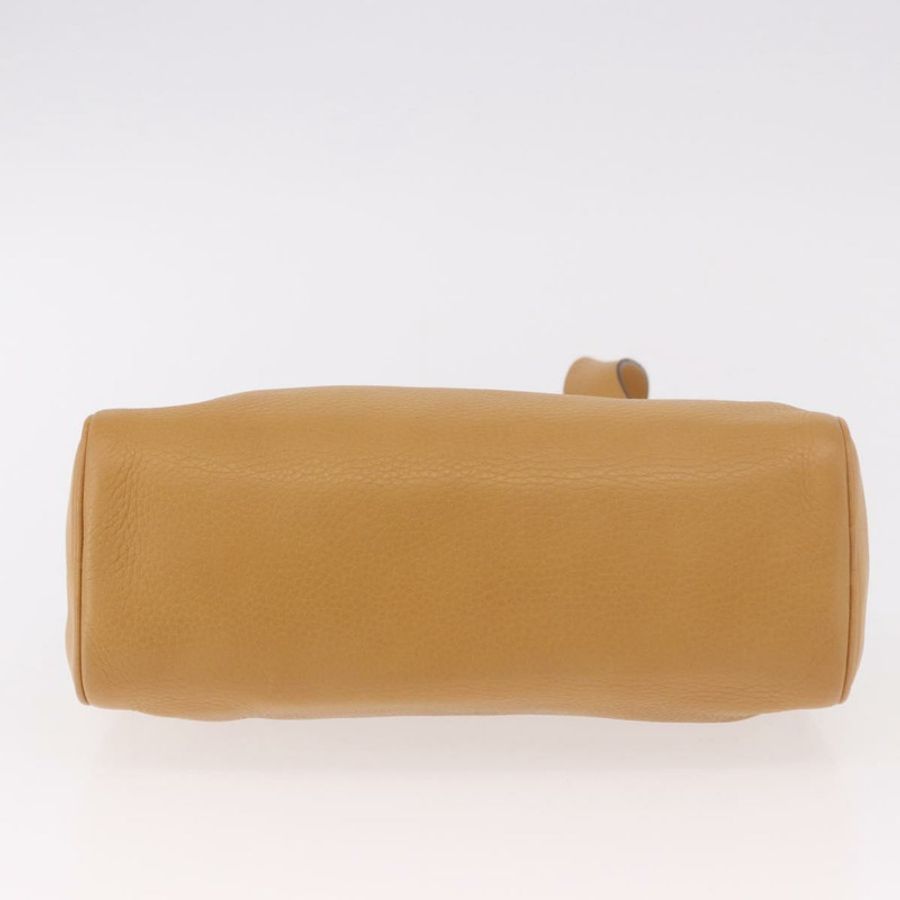 【日本直送】PRADA 鏈條單肩包 皮革 米色 金色 正品 gh2210A-4