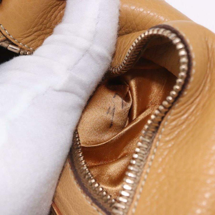 【日本直送】PRADA 鏈條單肩包 皮革 米色 金色 正品 gh2210A-9