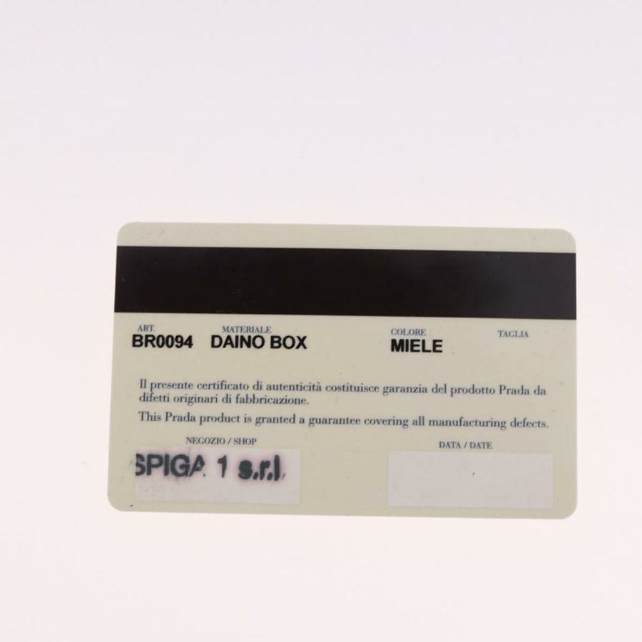 【日本直送】PRADA 鏈條單肩包 皮革 米色 金色 正品 gh2210A-11