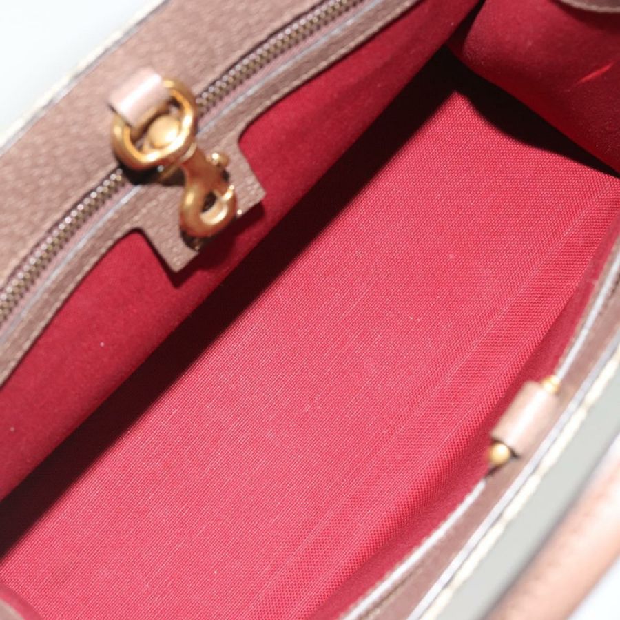 【日本直送】GUCCI GG Supreme 唐老鴨手提包 PVC 兩用 米色 金色 648134 正品 ep15088M-10