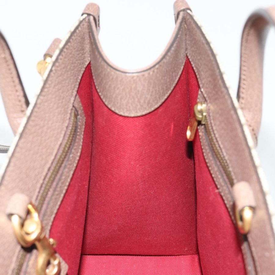 【日本直送】GUCCI GG Supreme 唐老鴨手提包 PVC 兩用 米色 金色 648134 正品 ep15088M-20