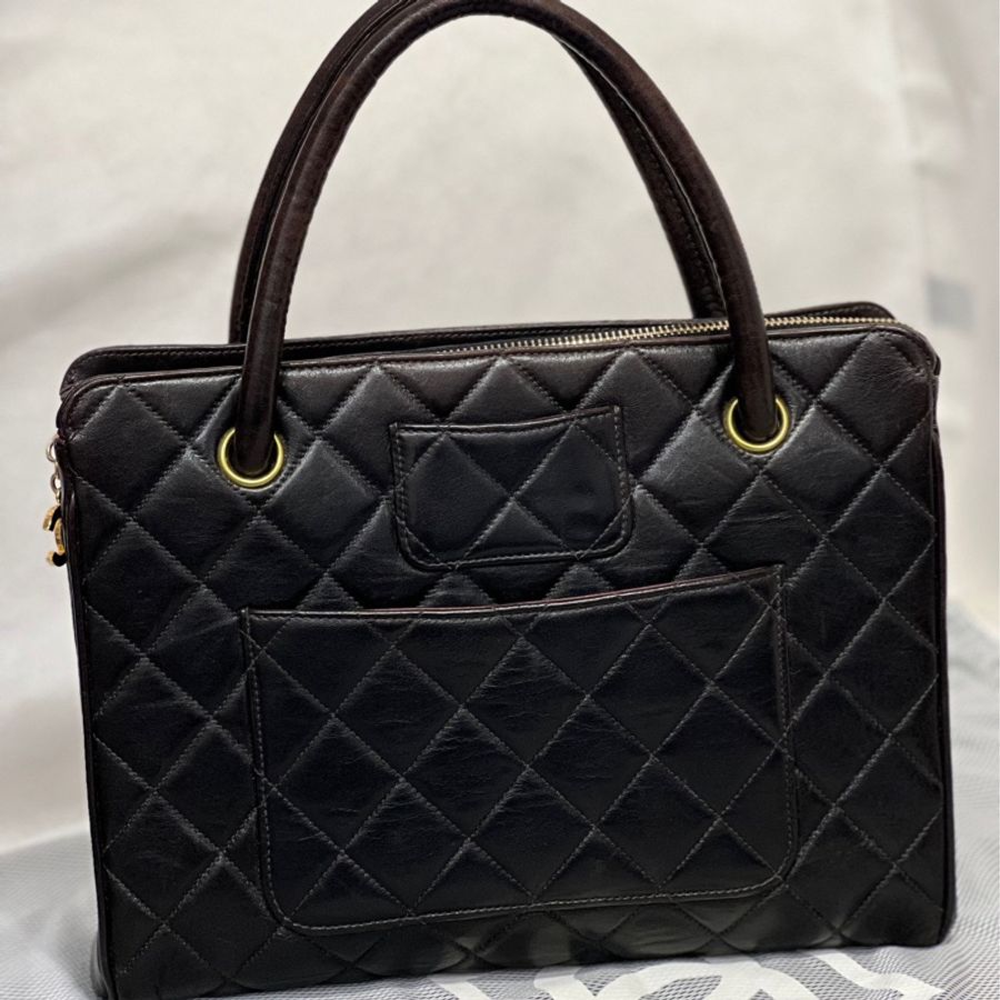 Chanel香奈兒中古包公文包托特包4開有卡-1
