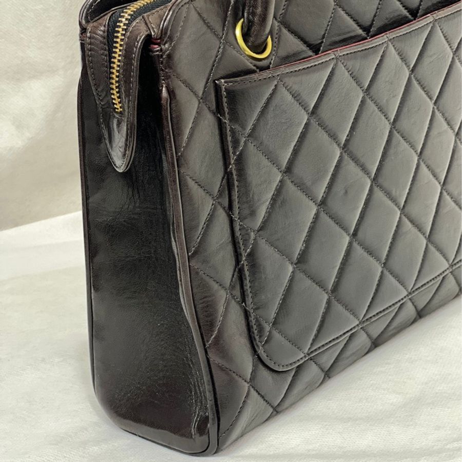 Chanel香奈兒中古包公文包托特包4開有卡-5