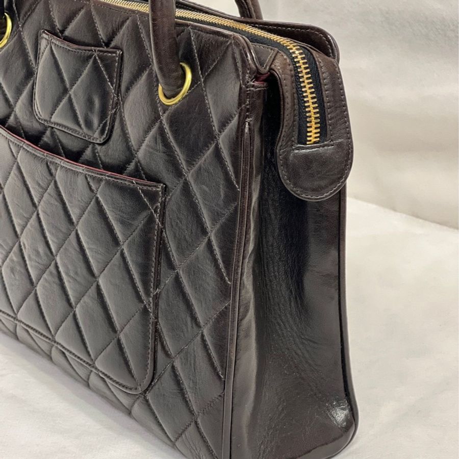 Chanel香奈兒中古包公文包托特包4開有卡-6