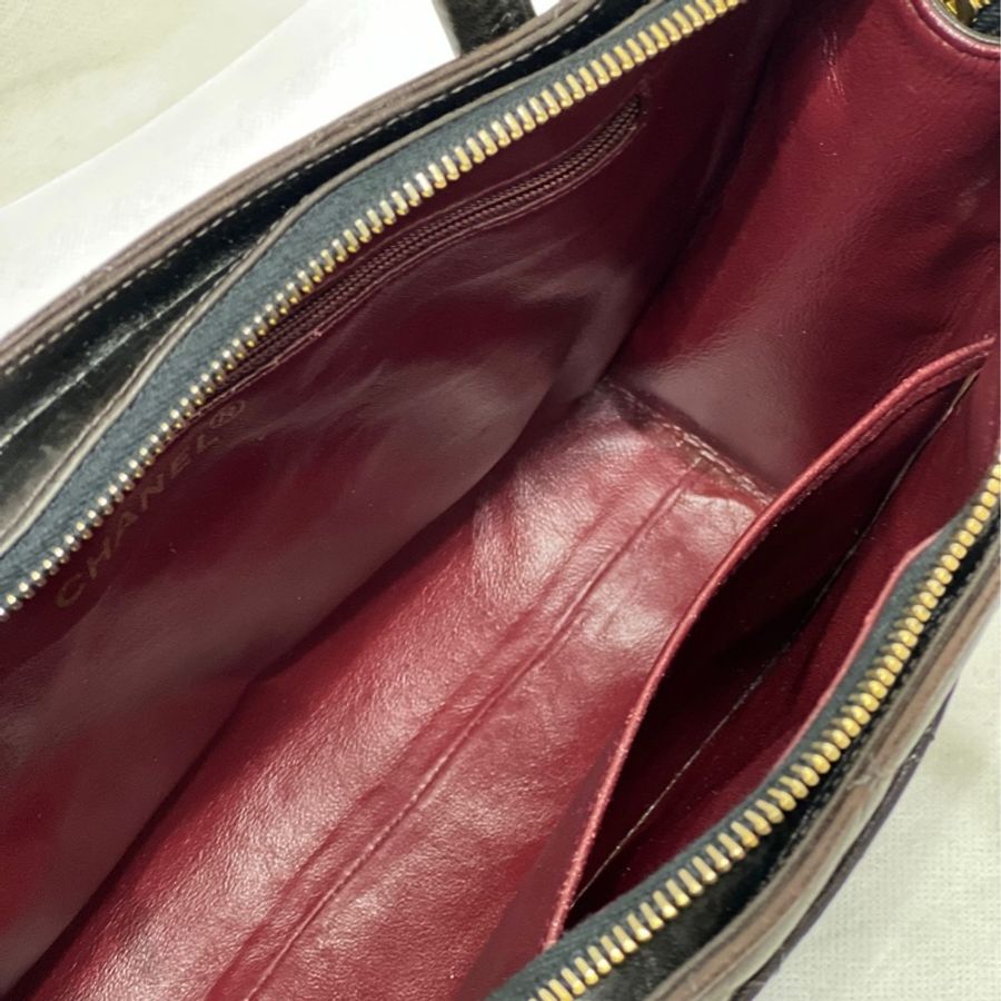 Chanel香奈兒中古包公文包托特包4開有卡-8