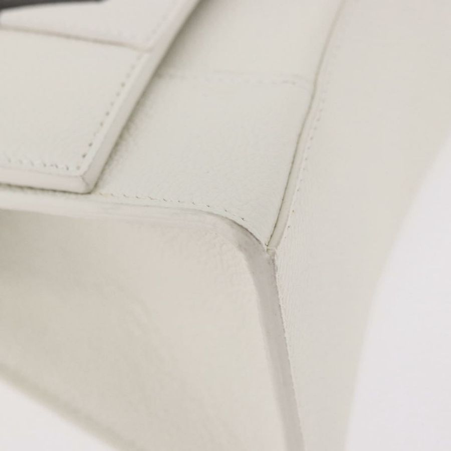 【日本直送】BALENCIAGA 手提包 皮革 白色 銀色 593546 正品 gh2160A-8
