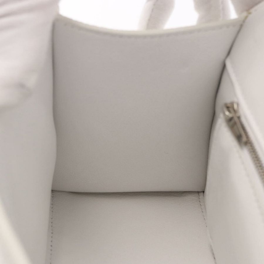 【日本直送】BALENCIAGA 手提包 皮革 白色 銀色 593546 正品 gh2160A-21
