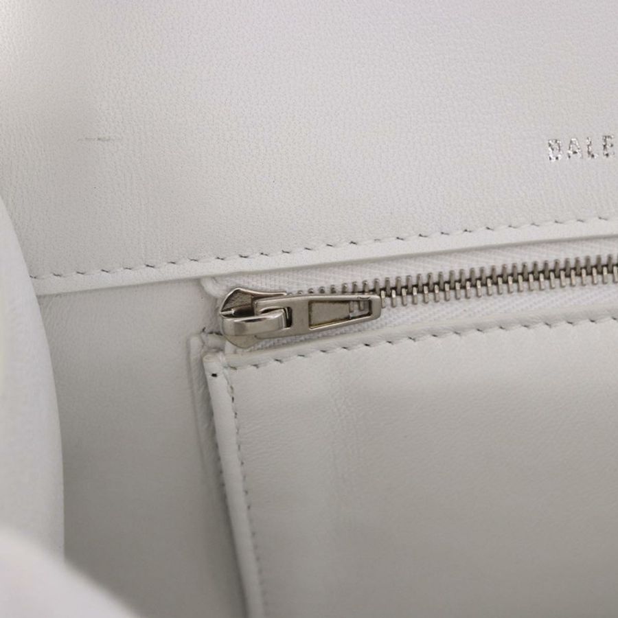【日本直送】BALENCIAGA 手提包 皮革 白色 銀色 593546 正品 gh2160A-22