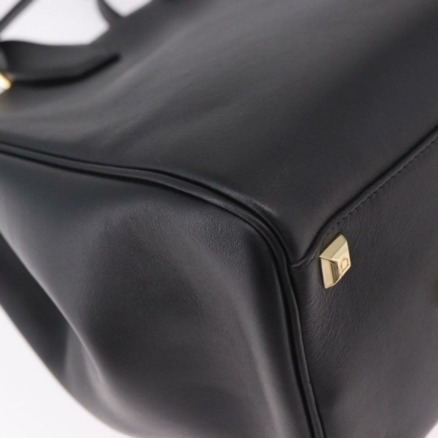 【日本直送】Salvatore Ferragamo Gancini Studio 皮革雙肩包 黑色 金色 正品 gh2193V-16
