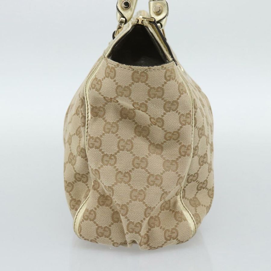 【日本直送】GUCCI GG帆布Abbey托特包 米色 金色 189831 正品 BA13928A-2
