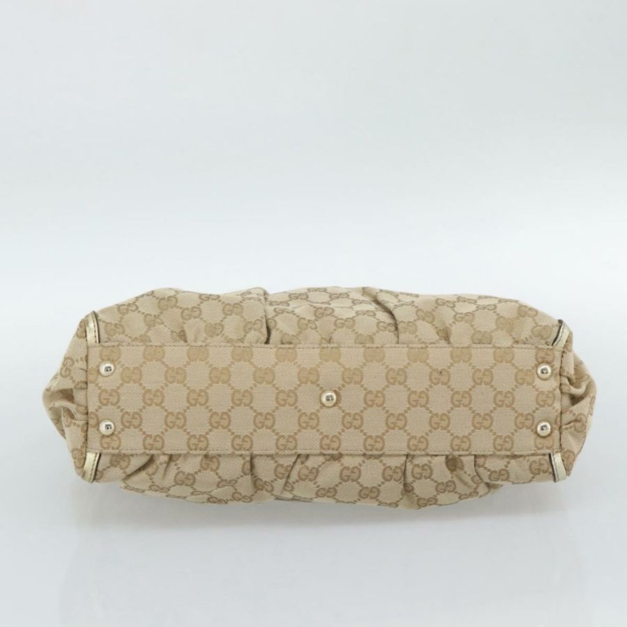 【日本直送】GUCCI GG帆布Abbey托特包 米色 金色 189831 正品 BA13928A-4