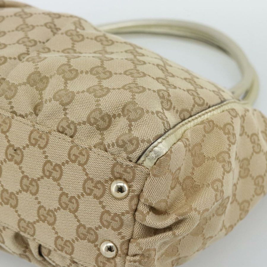 【日本直送】GUCCI GG帆布Abbey托特包 米色 金色 189831 正品 BA13928A-8