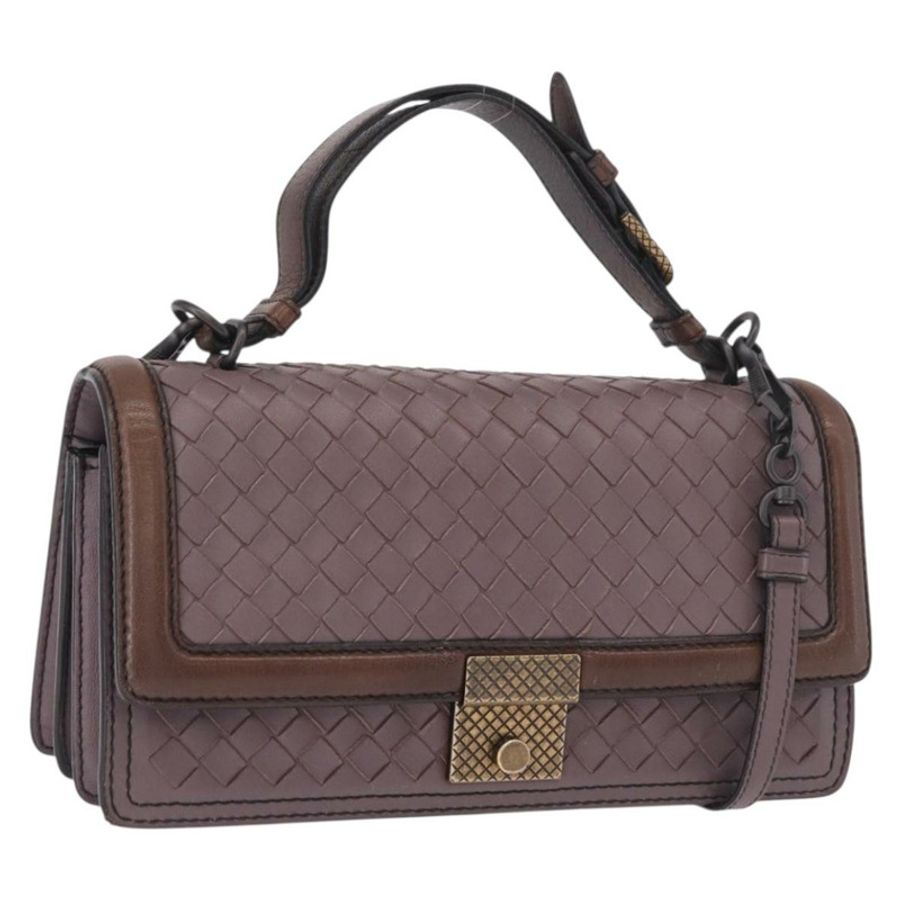 【日本直送】BOTTEGA VENETA INTRECCIATO 手提包 2way 紫色 正品 BA13933A-0