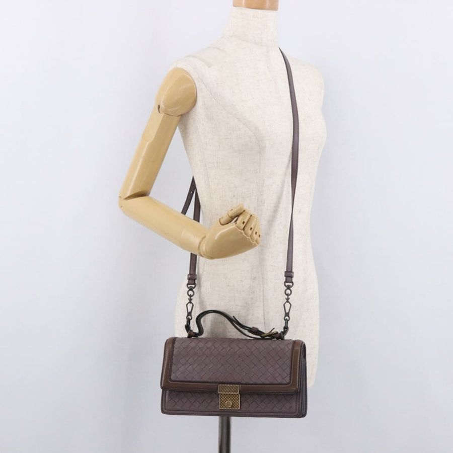 【日本直送】BOTTEGA VENETA INTRECCIATO 手提包 2way 紫色 正品 BA13933A-25