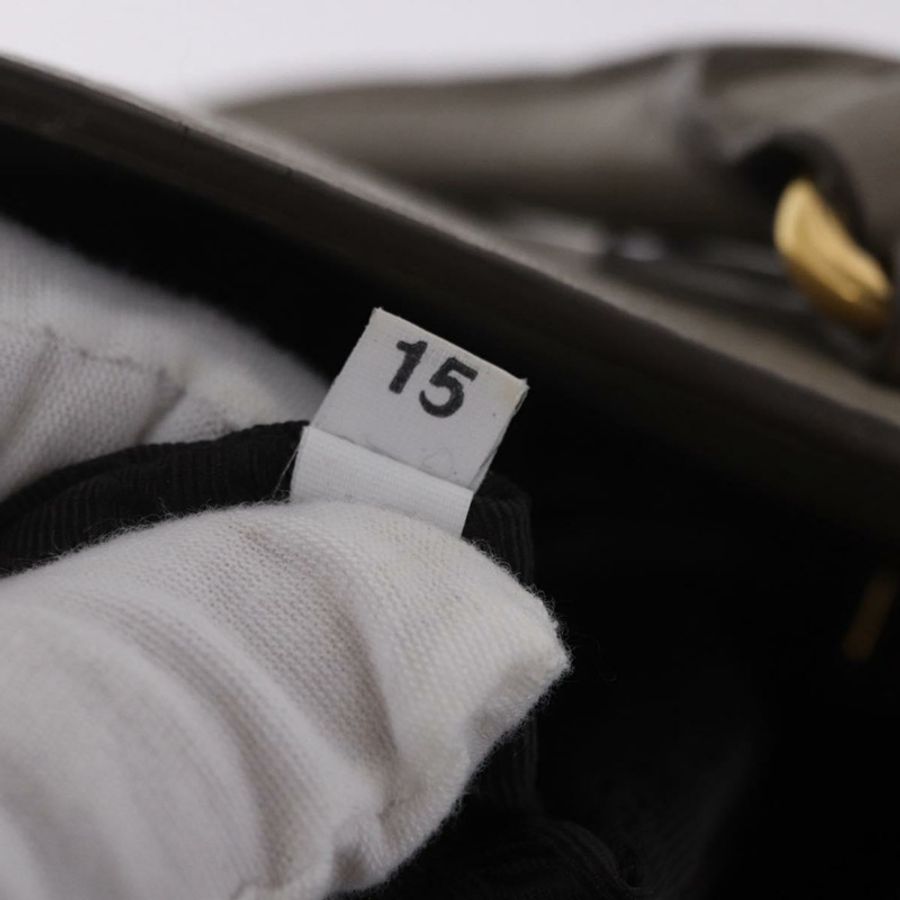 【日本直送】PRADA Vitterodino 手提包 皮革 兩用 灰色 金色 正品 BA13937V-10