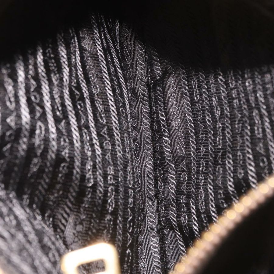 【日本直送】PRADA Vitterodino 手提包 皮革 兩用 灰色 金色 正品 BA13937V-28