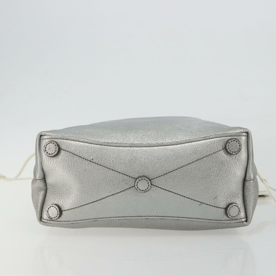 【日本直送】Miu Miu 銀色皮革單肩包 正品 BA13941A-4
