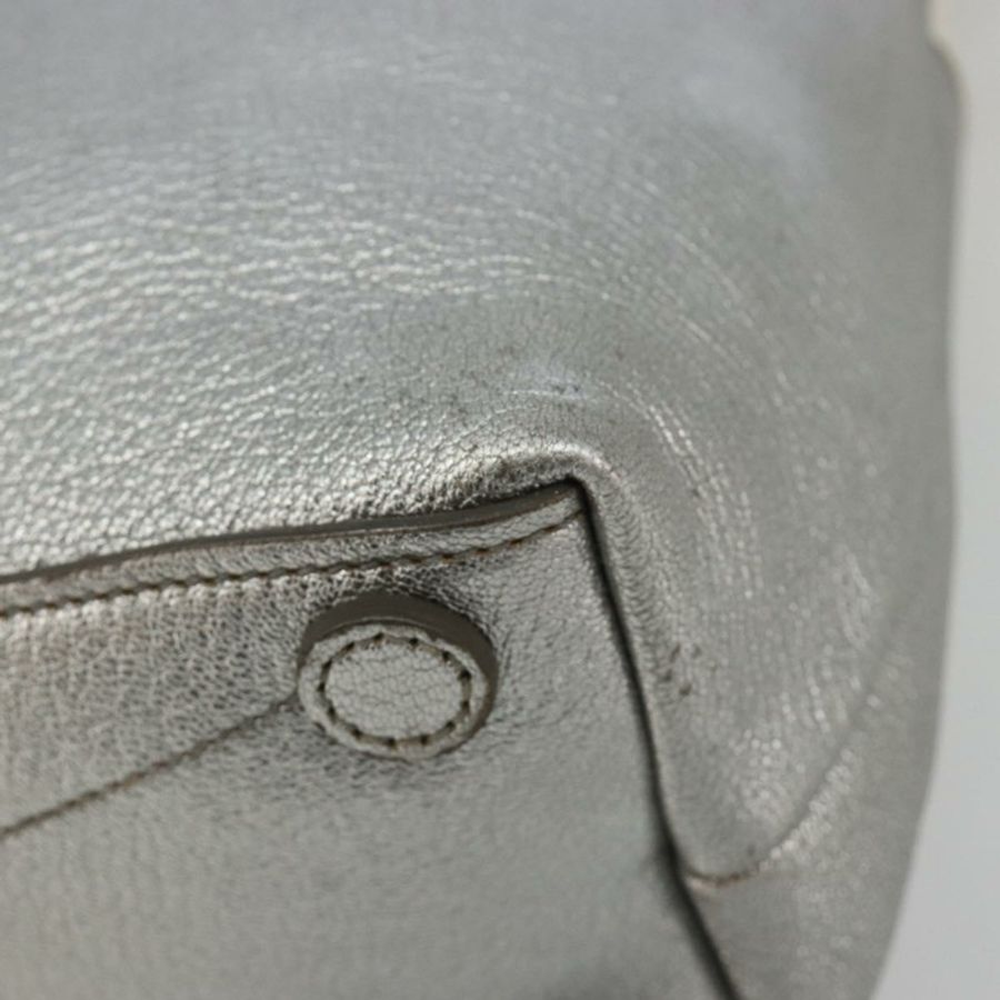 【日本直送】Miu Miu 銀色皮革單肩包 正品 BA13941A-8